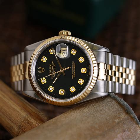 rolex datejust 36mm 16233 with diamond dial|rolex 16233 day date.